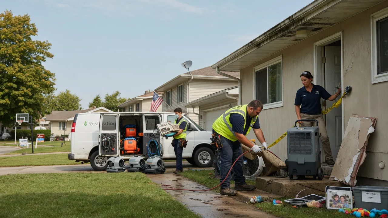 Water Damage Restoration in Fairchance, PA near me